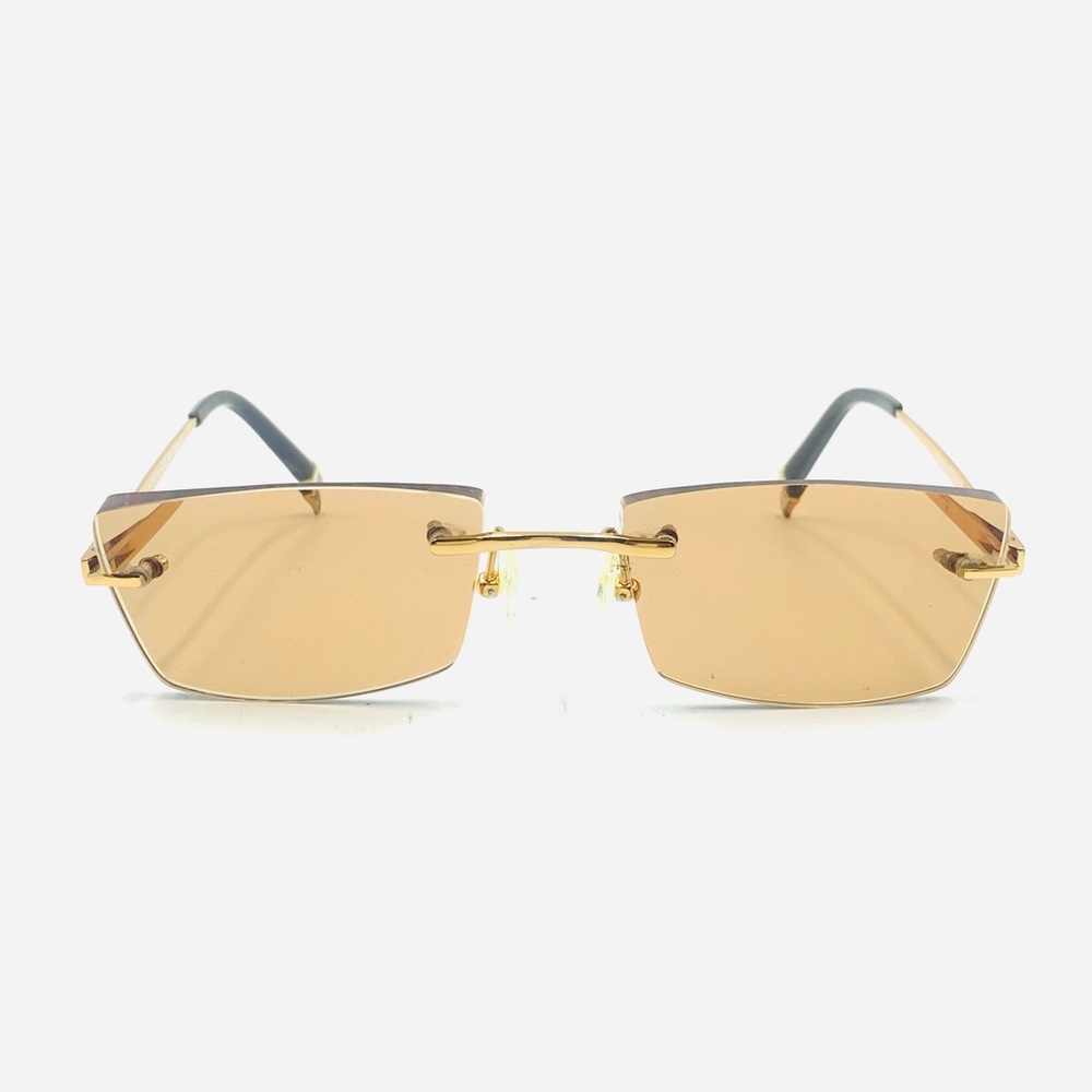 Eyebuydirect Gold Oval Sunglasses Frames
